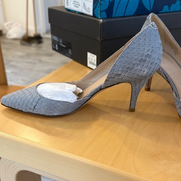 J. Crew Valentina Heels in Mercury Grey size 6 - Picture 10 of 13